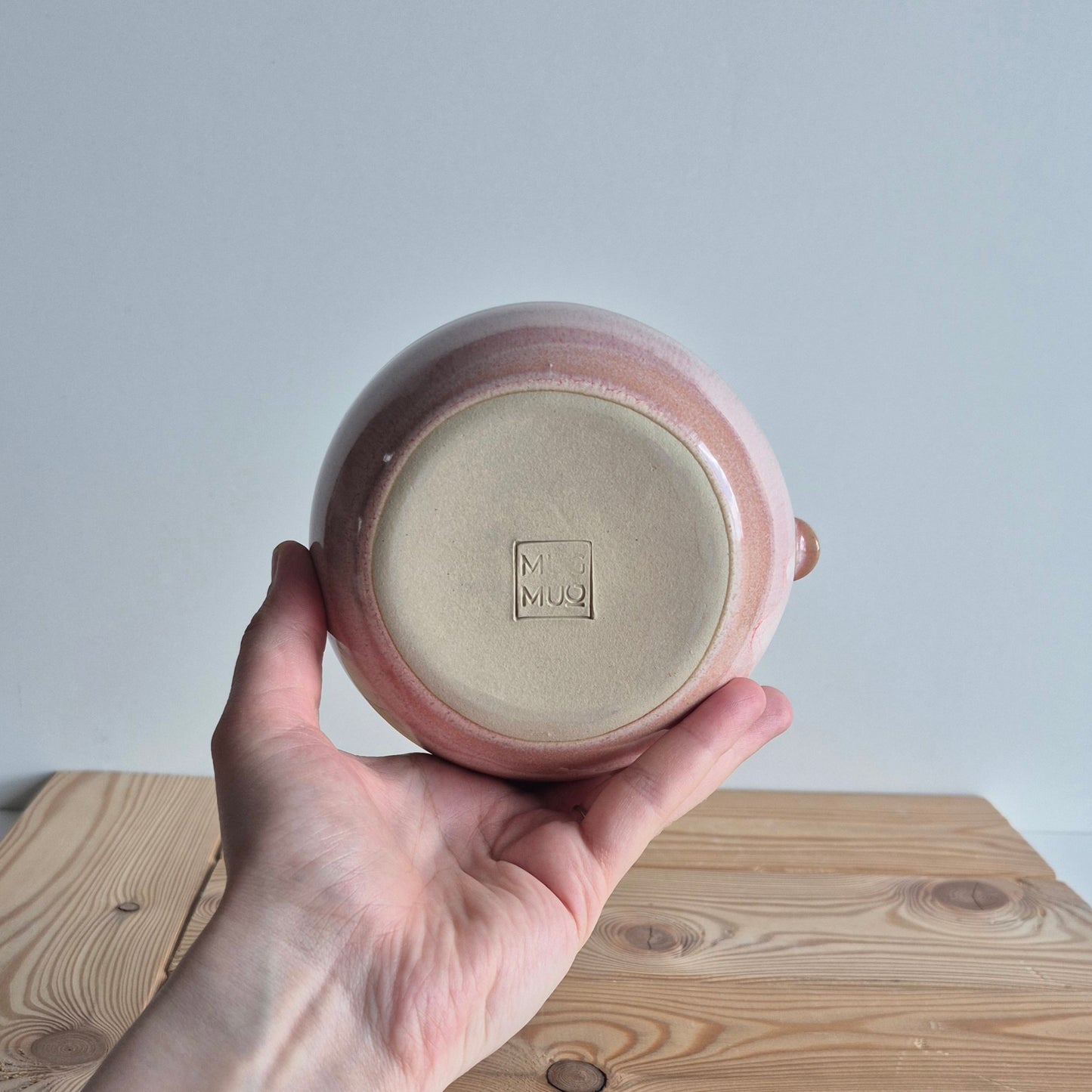 Matcha puodelis rožinis