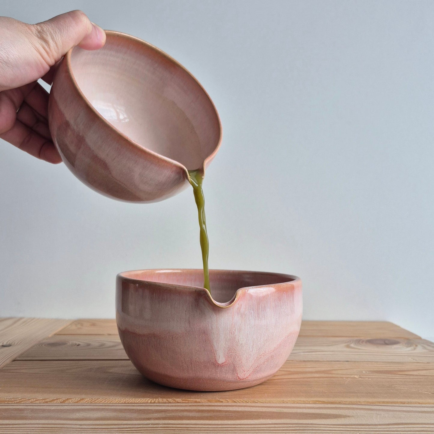 Matcha puodelis rožinis