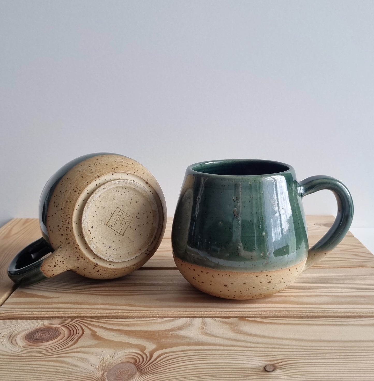 Labai didelis rankų darbo keraminis puodelis HERBA 600 ml